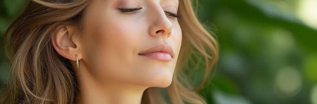peaceful woman