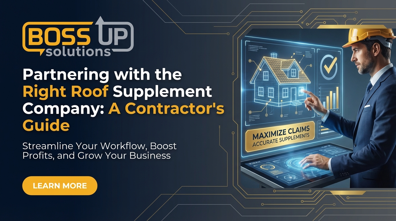 Partnering with the Right Roof Supplement Company: A Contractor's Guide
