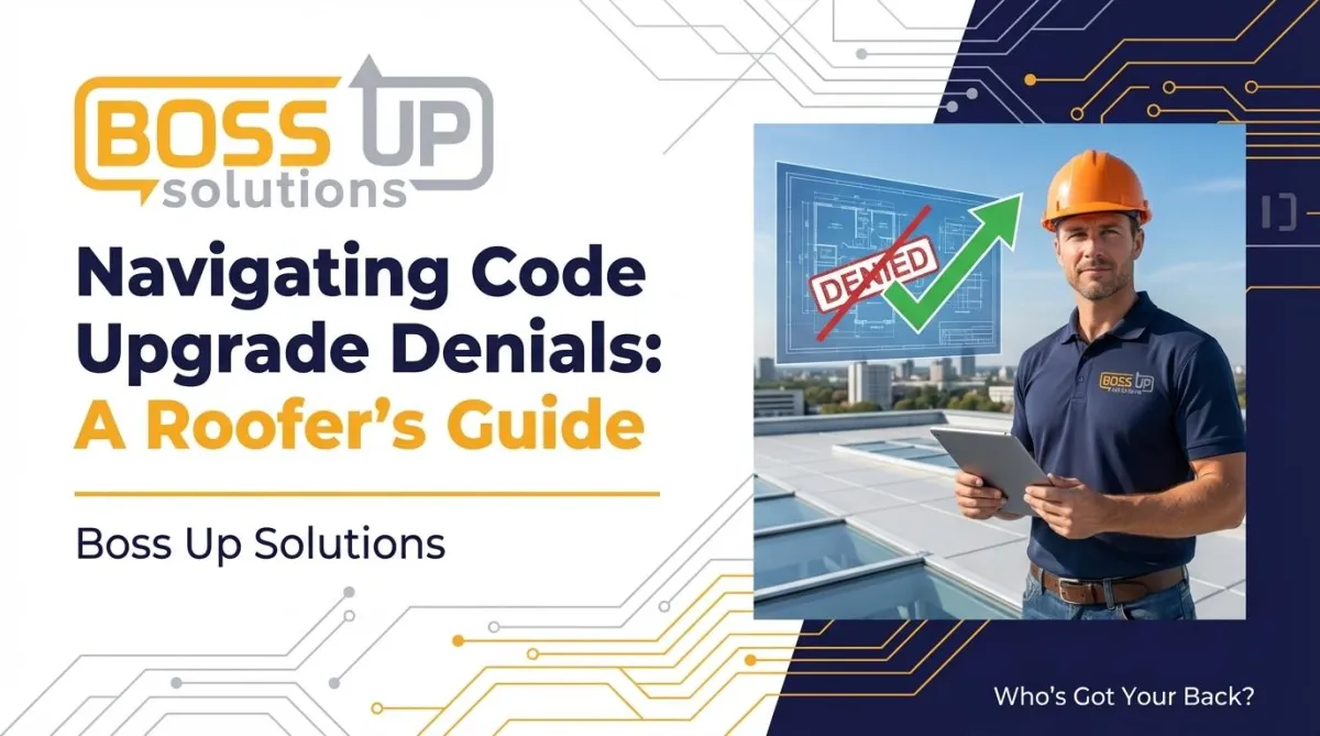 Navigating Code Upgrade Denials: A Roofer’s Guide | Boss Up Solutions