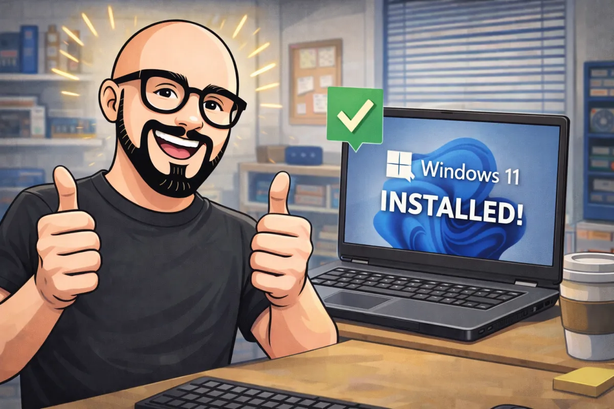 Upgrading a Desktop to Windows 11: Secure Boot & MBR to GPT Conversion (Real Client Case)