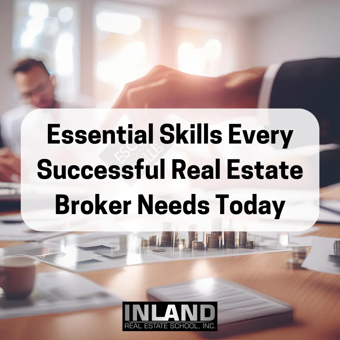 A smiling real estate broker holding a tablet and phone, demonstrating the skills every successful real estate broker needs.