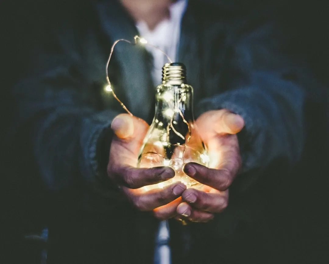 Man with idea