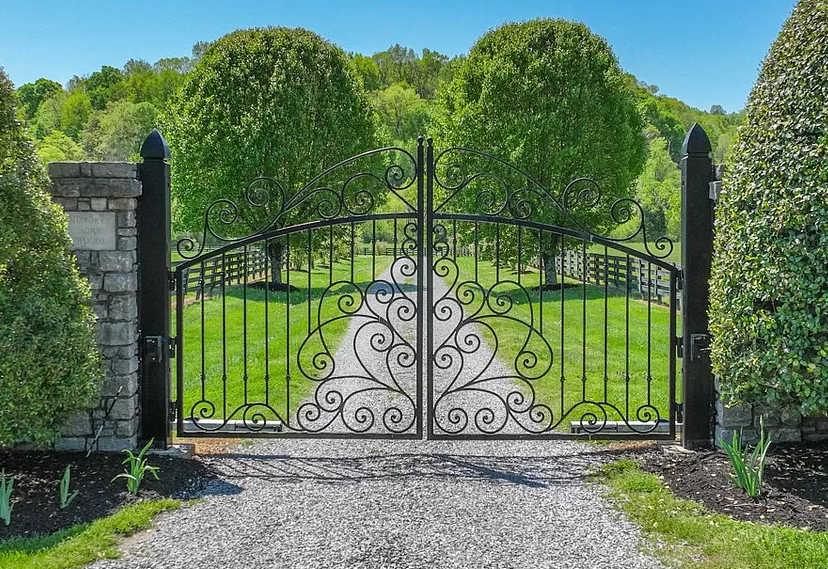 This is one of our Elegant traditional driveway gates