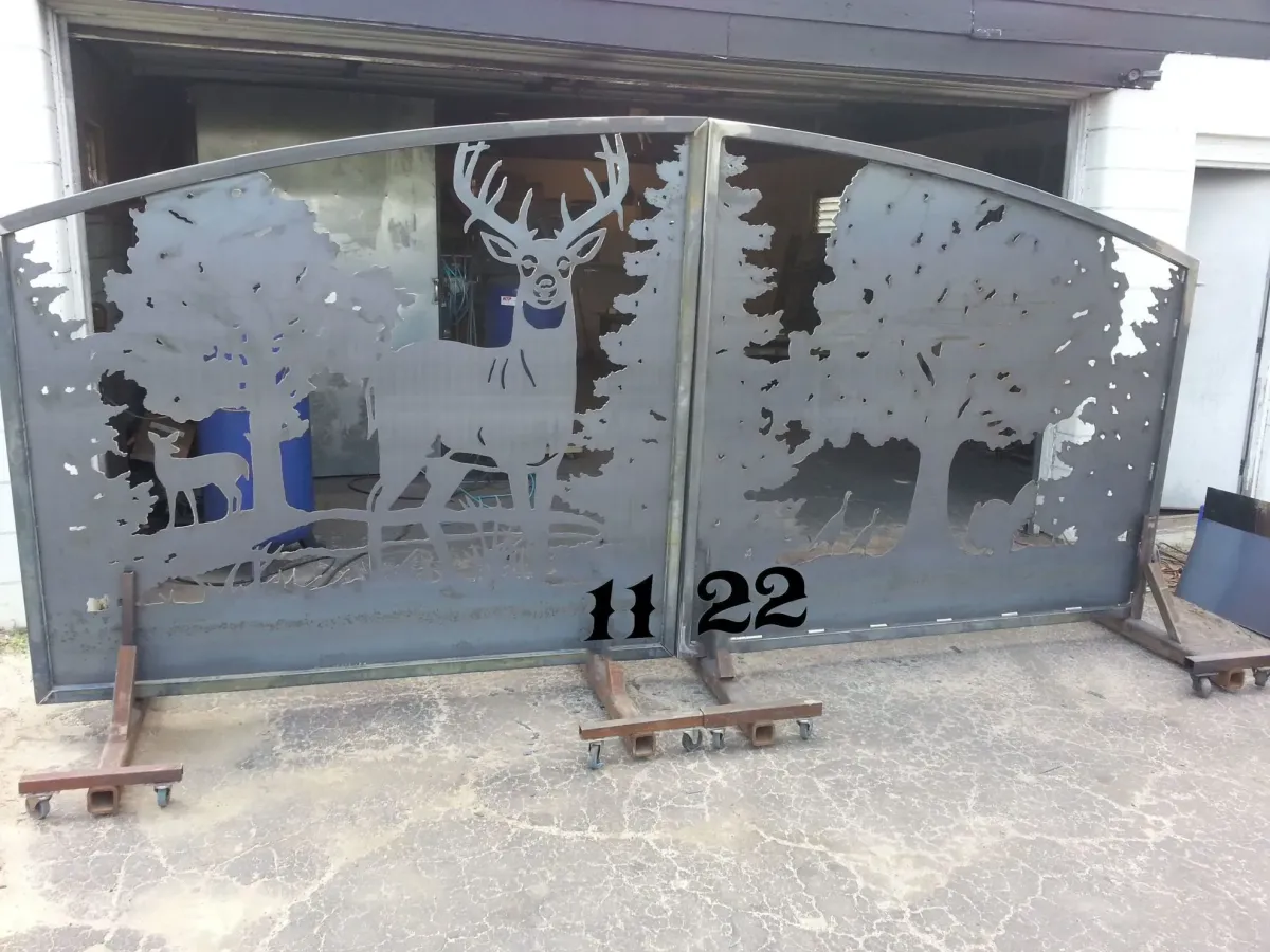 Aluminum Wildlife Style Gate