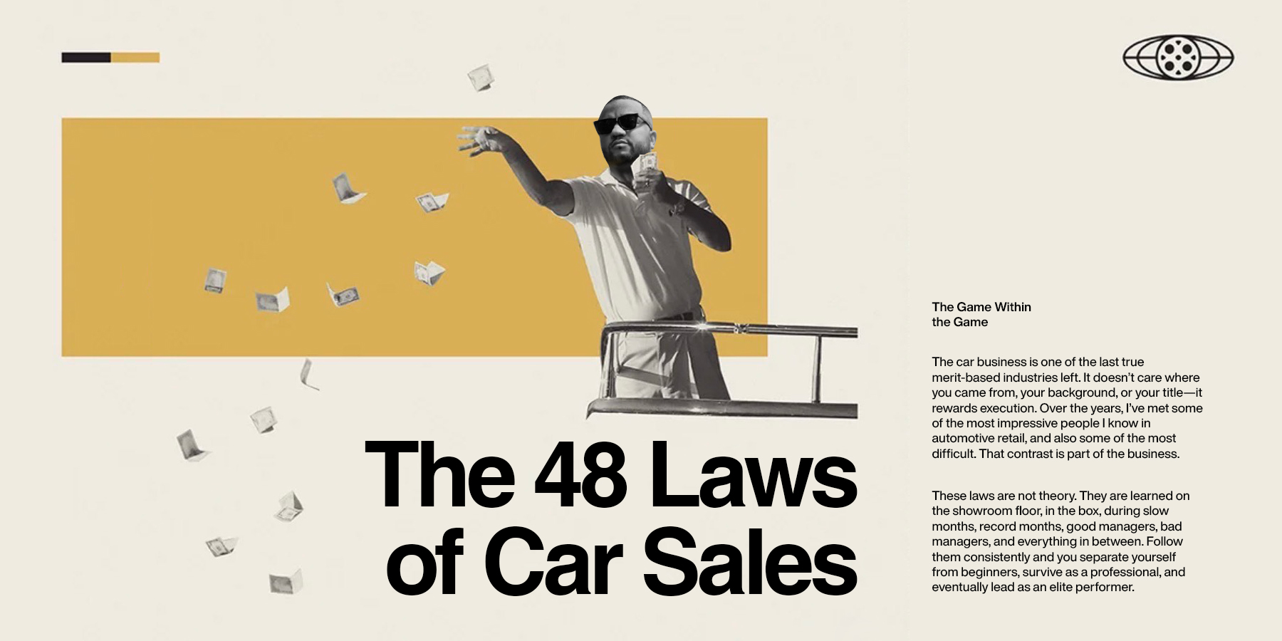 The 48 Laws of Car Sales