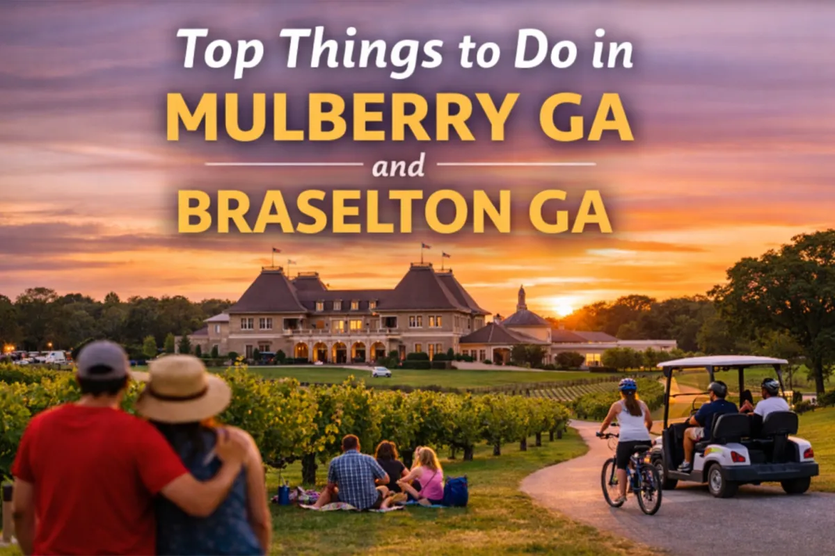 Top Things To Do Near Mulberry Georgia and Braselton GA