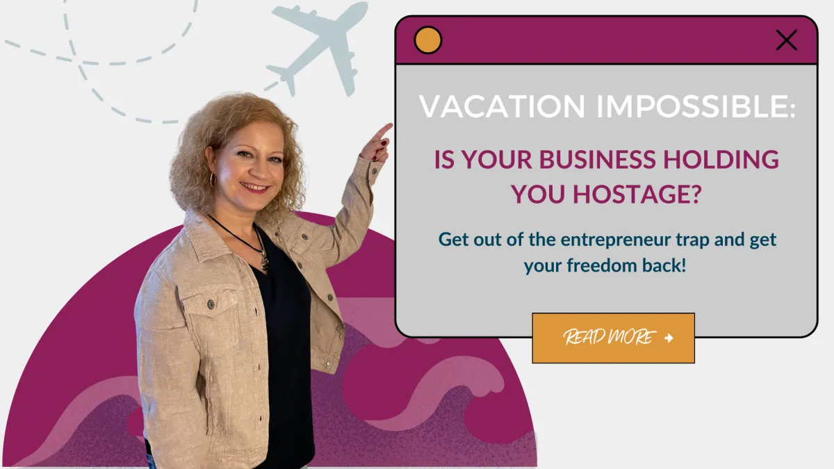 Vacation Impossible: Is Your Business Holding You Hostage? 🔒
The heartbreaking irony that's stealing your freedom (and how to get it back)
