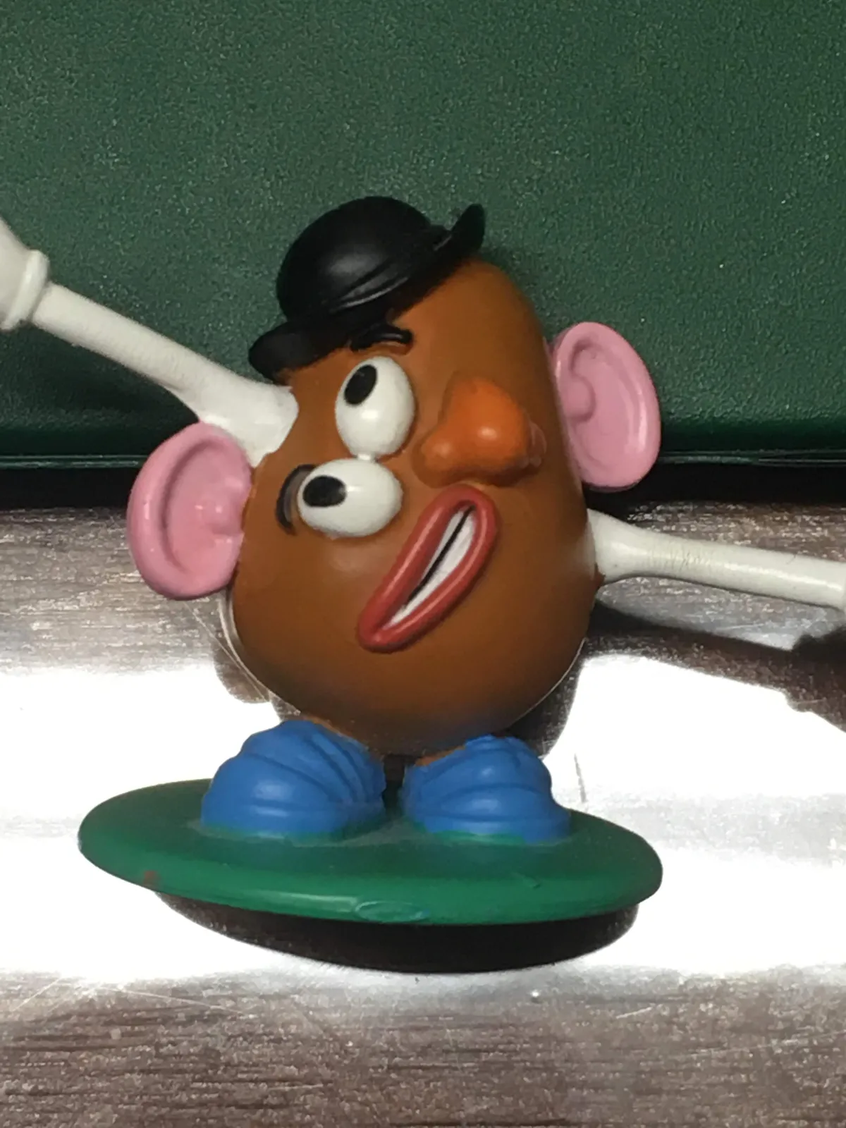 Mr. Potato Head but parts are in the wrong places