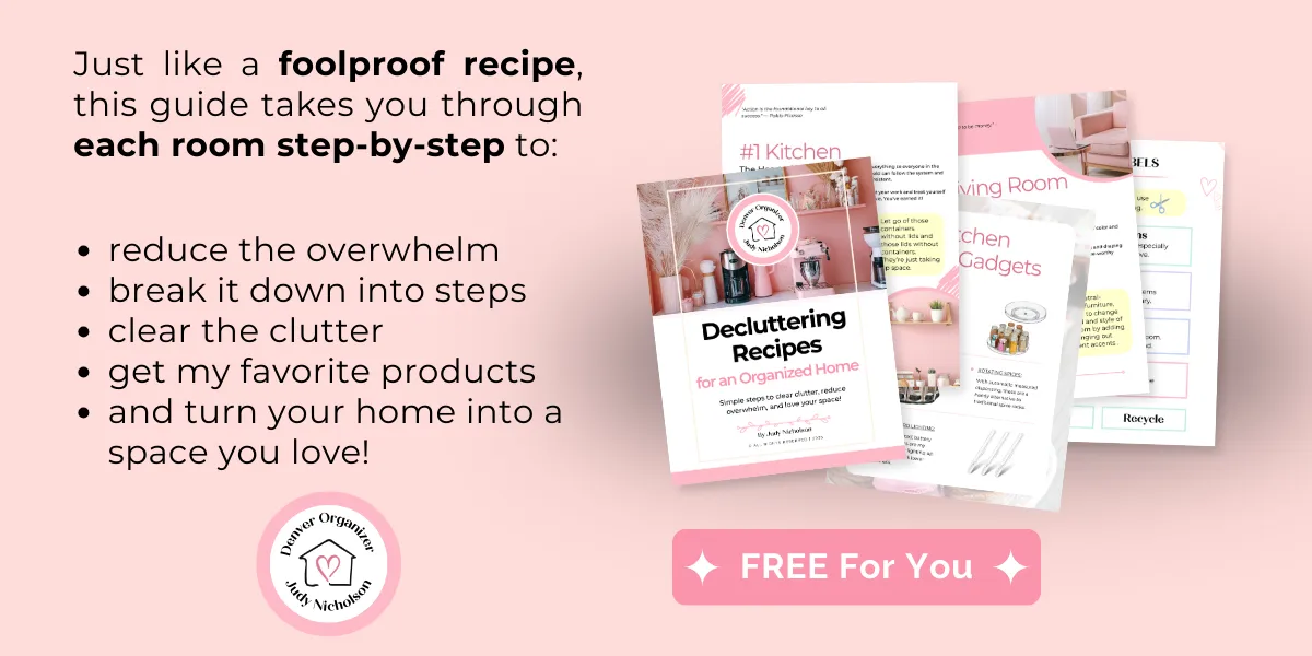 Decluttering Recipes