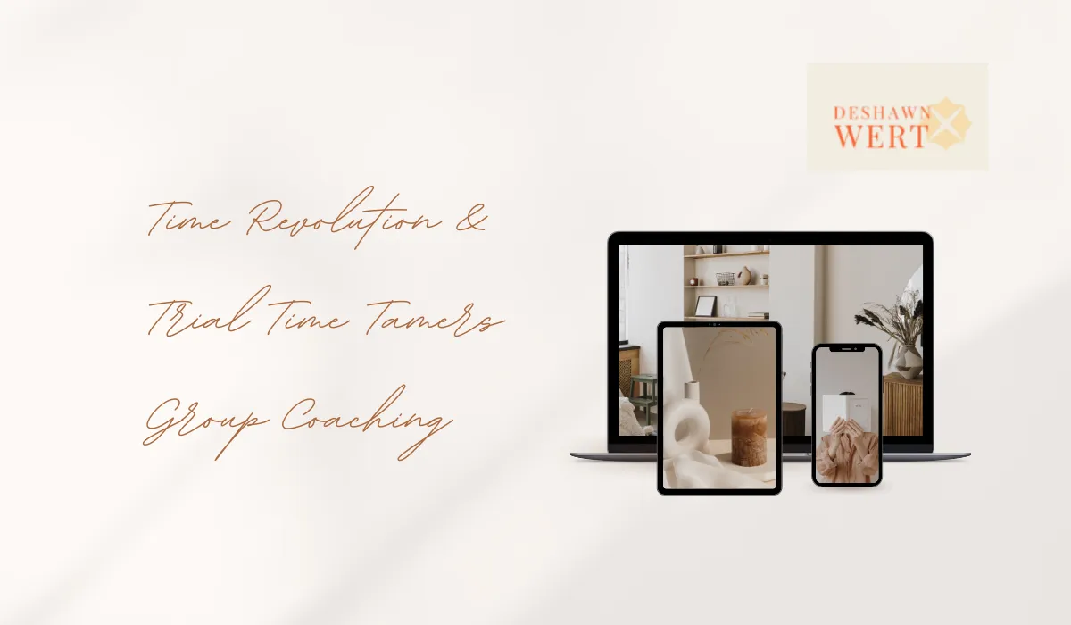 Time Revolution Workshop & Trial Time Tamers Group Coaching