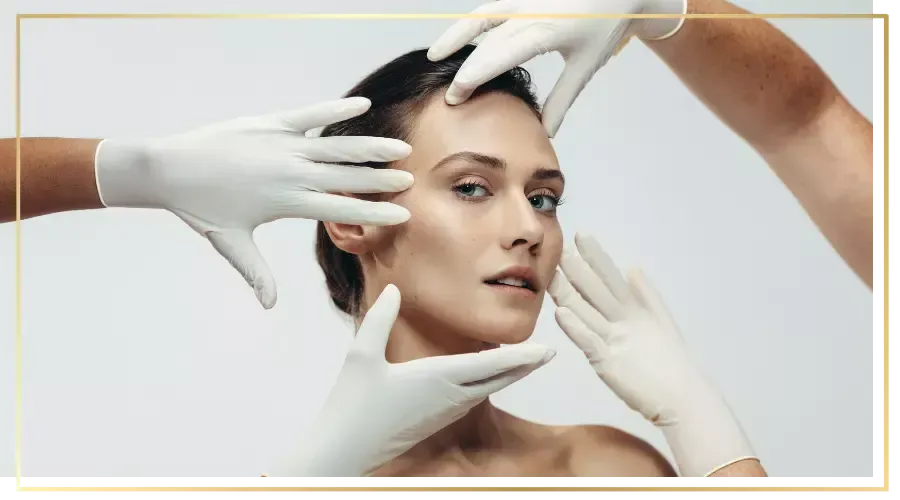 Face getting Cosmetic Aesthetic Treatment