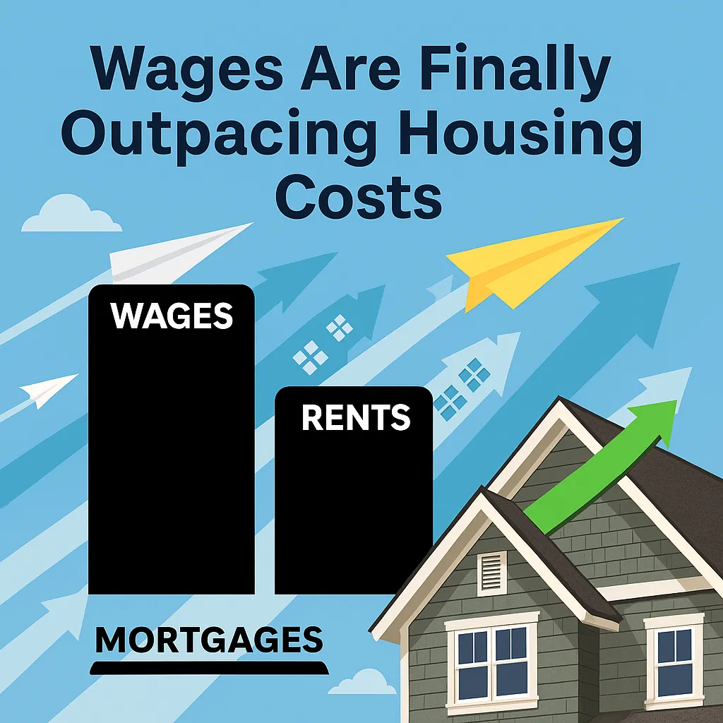 Wages Are Finally Outpacing Housing Costs