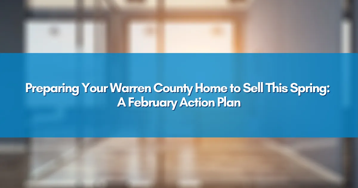 Preparing Your Warren County Home to Sell This Spring: A February Action Plan