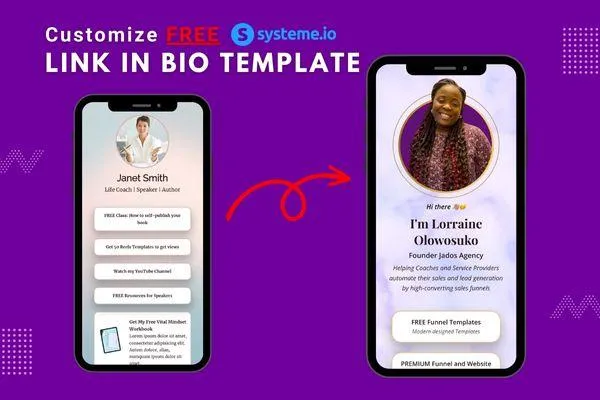 Create your Link in Bio on Systeme.io