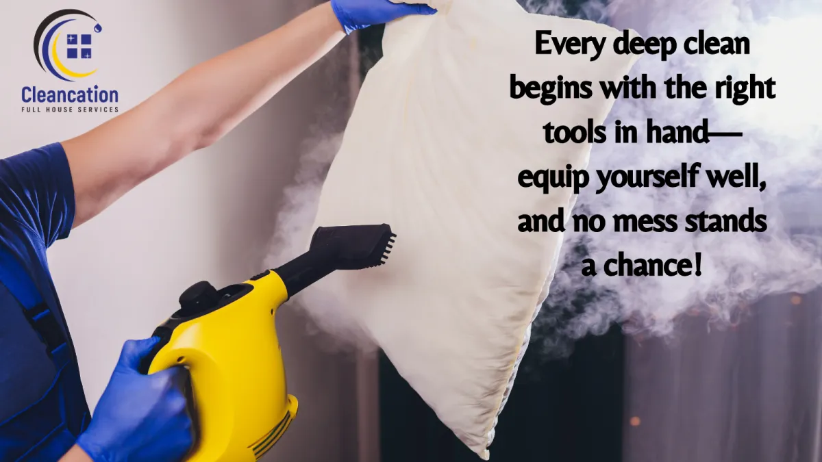 Deep Clean with Steam Cleaners