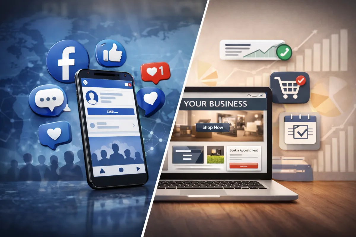 Facebook Page or Your Own Website: Which Does Your Business Really Need?