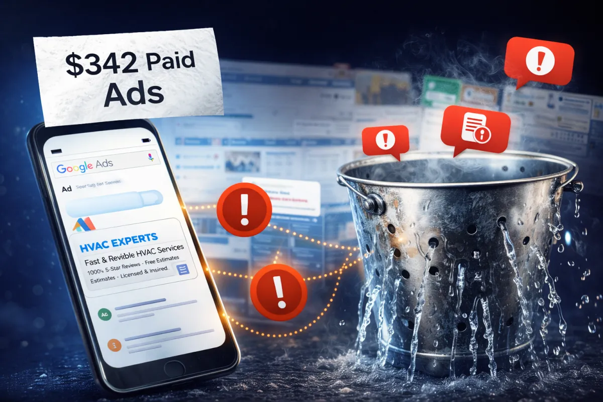 Why Ads Don’t Fix Broken Intake in Home Service Businesses