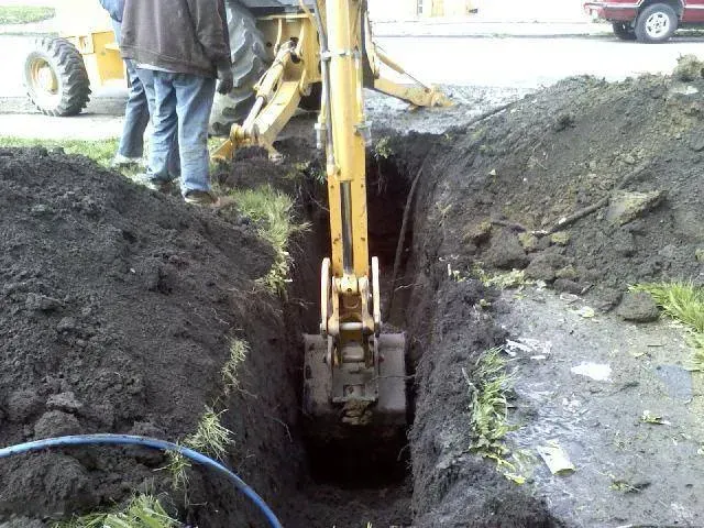 main water line installation