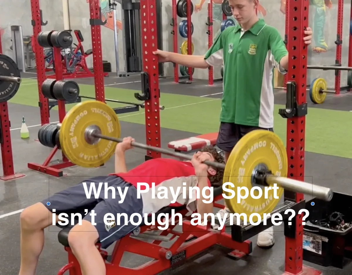 Developing Athletes:  Why we train
