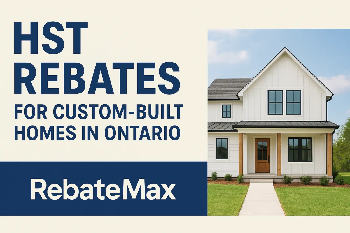Discover how Ontario homeowners can claim up to $16,080 in HST rebates on custom-built, modular, or substantially renovated homes.