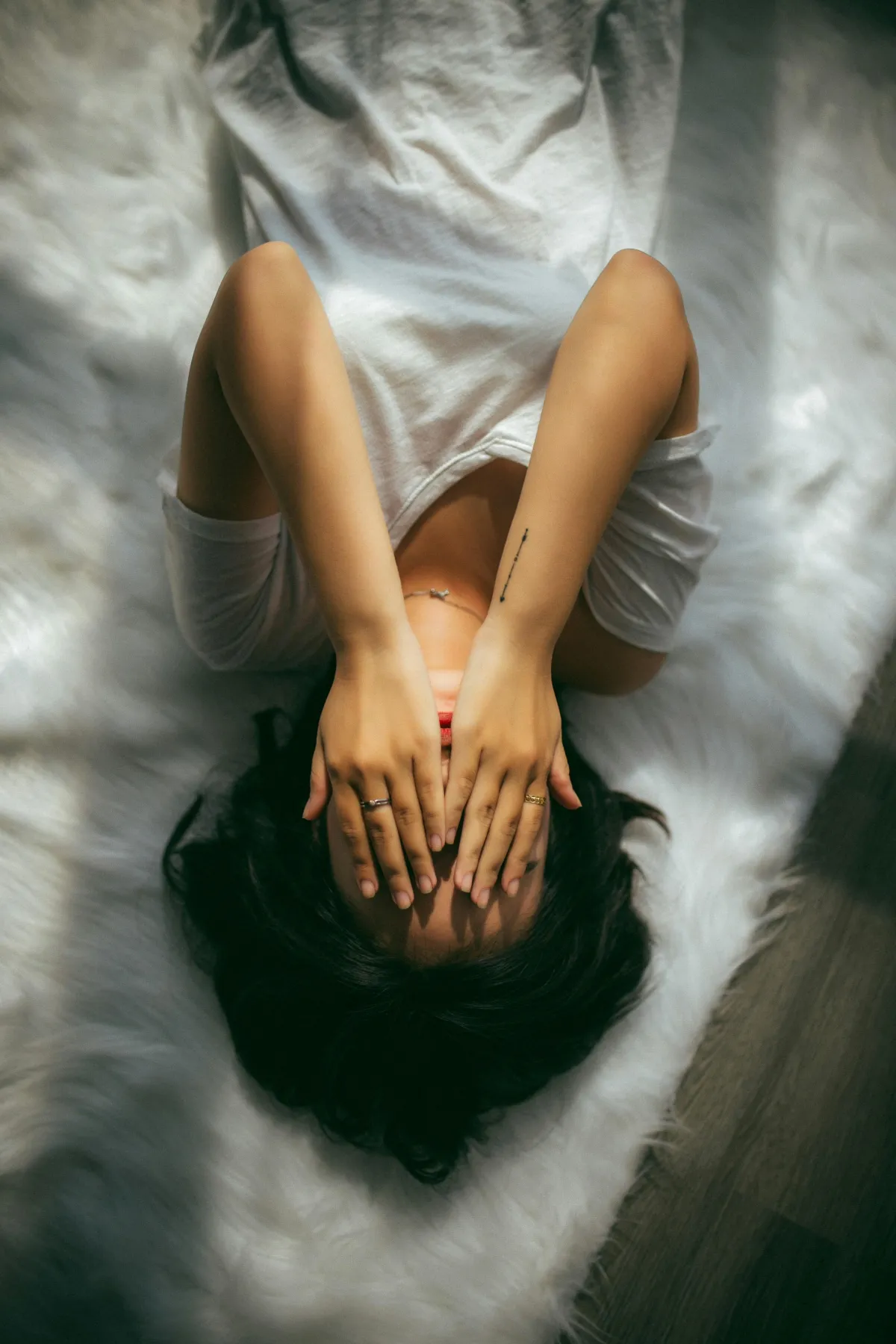 Female frustrated and stressed