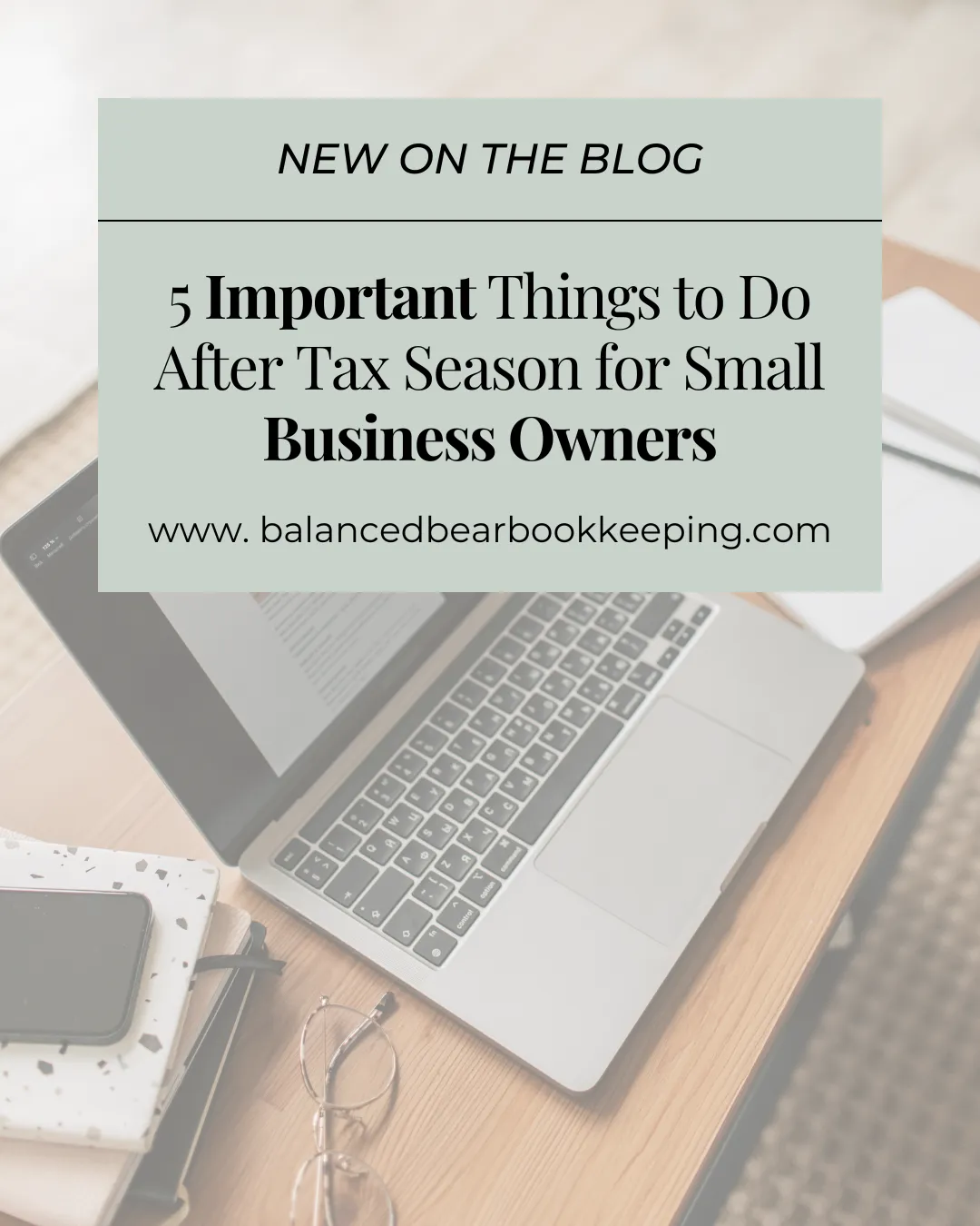 Title Page - 5 Important Things to Do After Tax Season for Business Owners