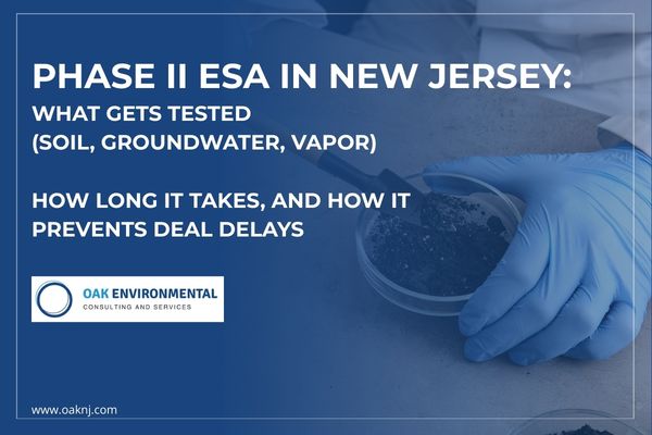 Phase II ESA NJ explained: what gets tested, when you need it after Phase I, timelines, and how to avoid deal delays