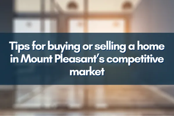 Beautiful Mount Pleasant neighborhood with lush landscaping and charming homes — perfect for buyers and sellers.