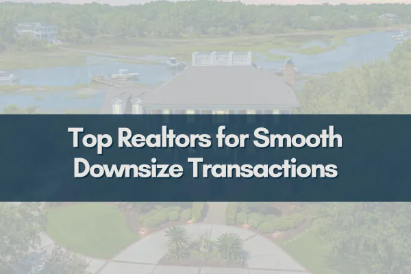 A friendly Mount Pleasant real estate agent guiding an empty nester through a home tour.