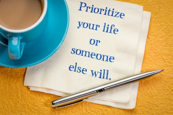 Prioritize yourself