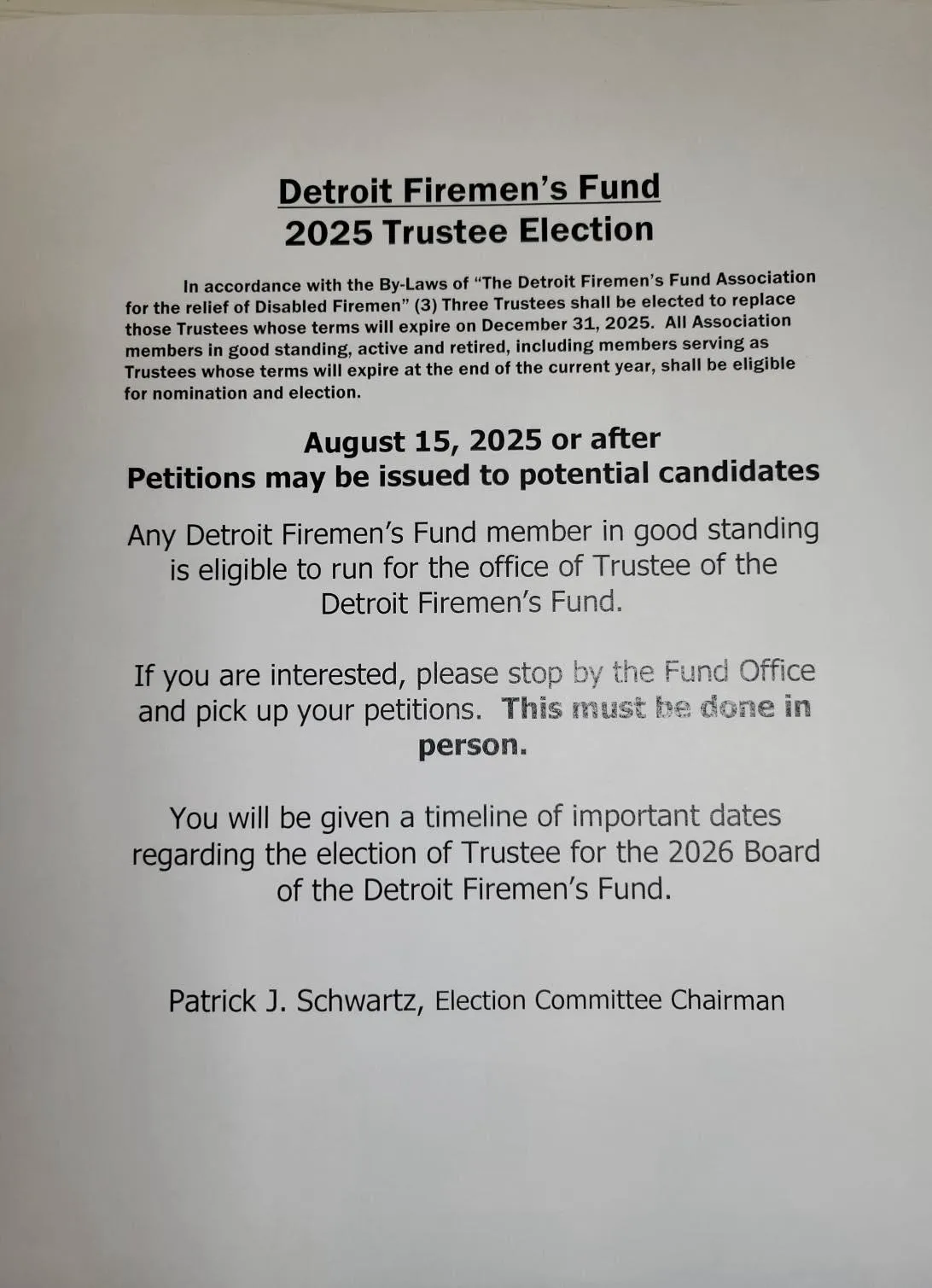 petition
