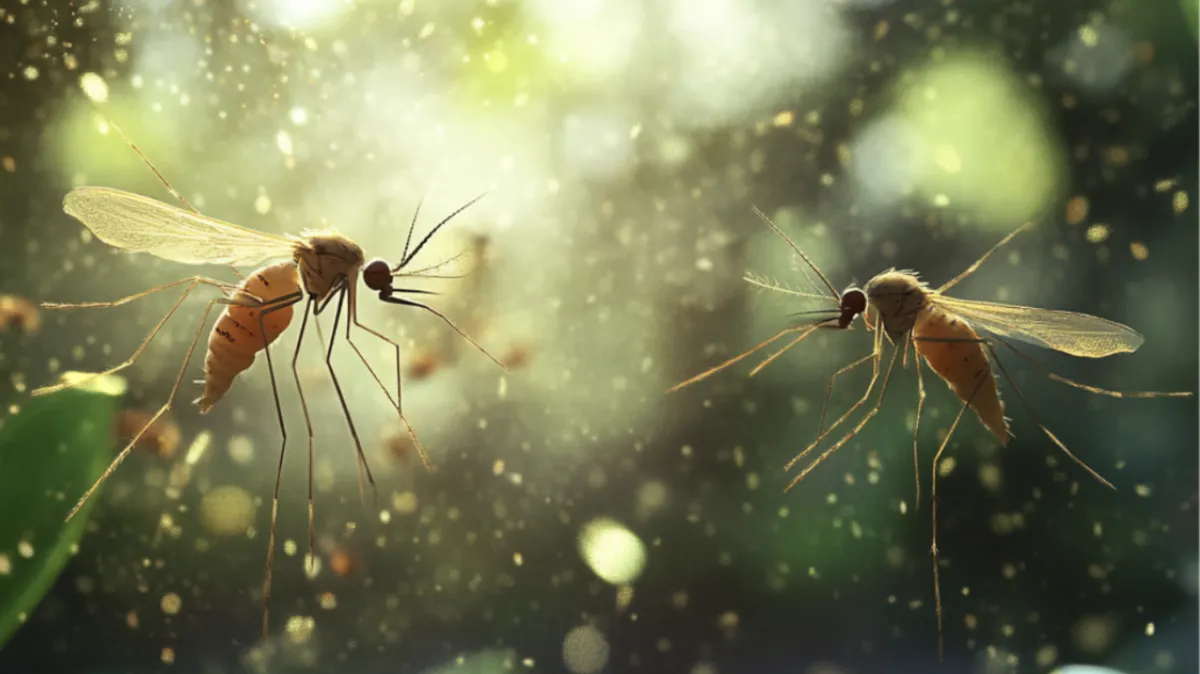 An image of mosquitoes