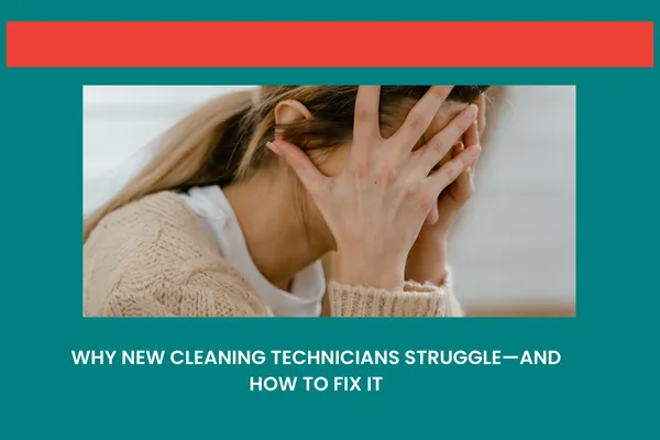 Why New Cleaning Technicians Struggle—And How to Fix It