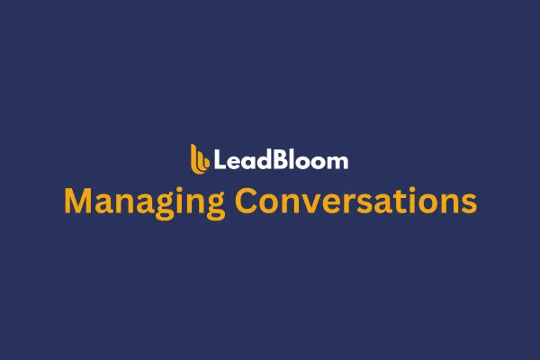 Manage Conversations