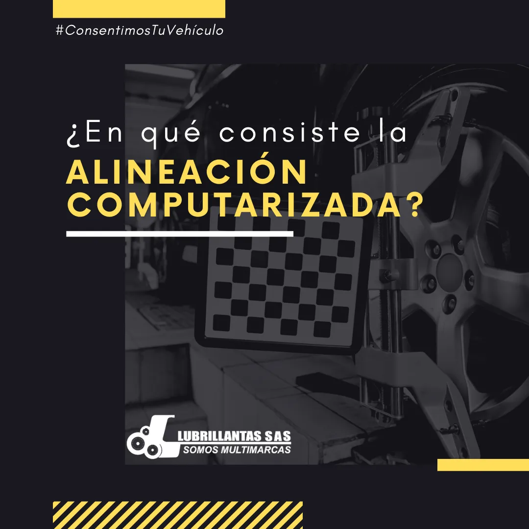 El alineamiento es un proceso que consiste en regular las medidas y ángulos de todos los elementos que esté en contacto directo con el funcionamiento del neumático (desde el chasis hasta la suspensión). Los ángulos principales a verificar son: El Toe (ángulo de convergencia y divergencia), Cámber, Caster, Inclinación del Perno Maestro, Ángulo de Giro, Ángulos del Tándem.