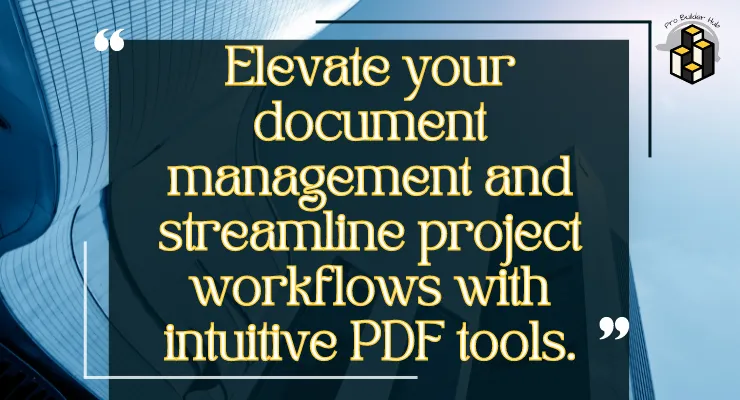 Elevate your document management and streamline project workflows with intuitive PDF tools.