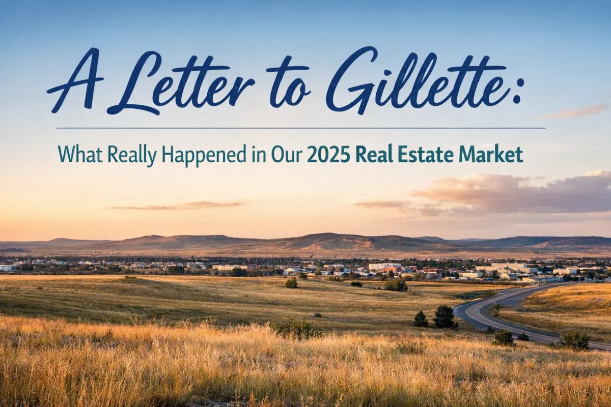 A Letter to Gillette: What Really Happened in Our 2025 Real Estate Market