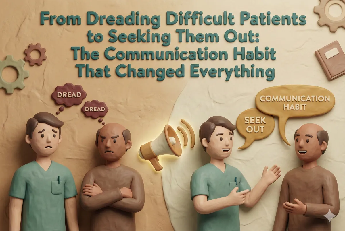 From Dreading Difficult Patients to Seeking Them Out: The Communication Habit That Changed Everything