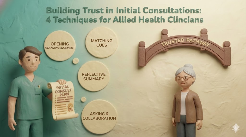 Building Trust in Initial Consultations: 4 Techniques for Allied Health Clinicians