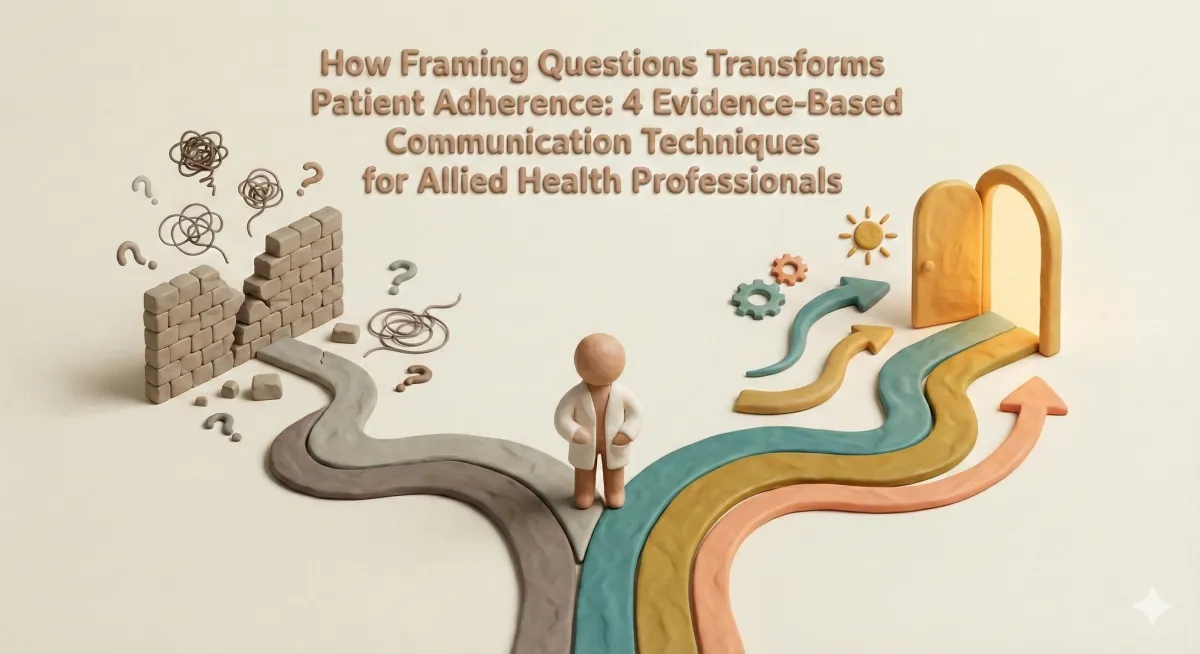 How Framing Questions Transforms Patient Adherence: 4 Evidence-Based Communication Techniques for Allied Health Clinicians