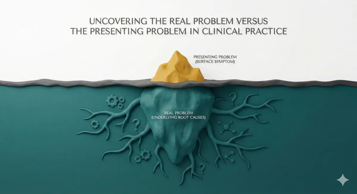 Uncovering the Real Problem vs the Presenting Problem in Clinical Practice