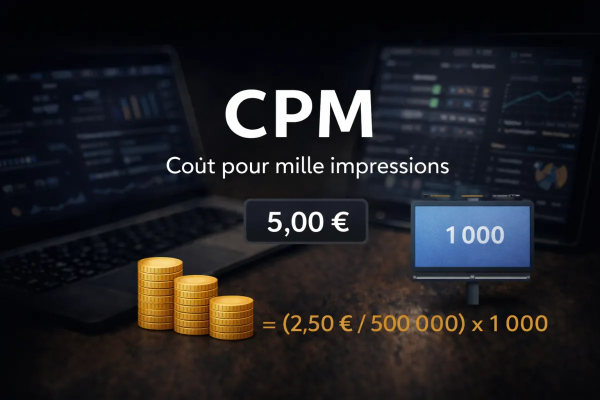 Définition : CPM (Coût pour mille impressions) : définition et calcul