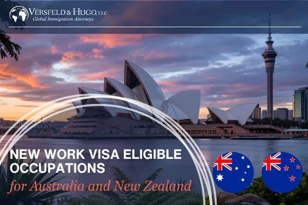 New Work Visa Eligible Occupations for Australia and New Zealand in May 2025