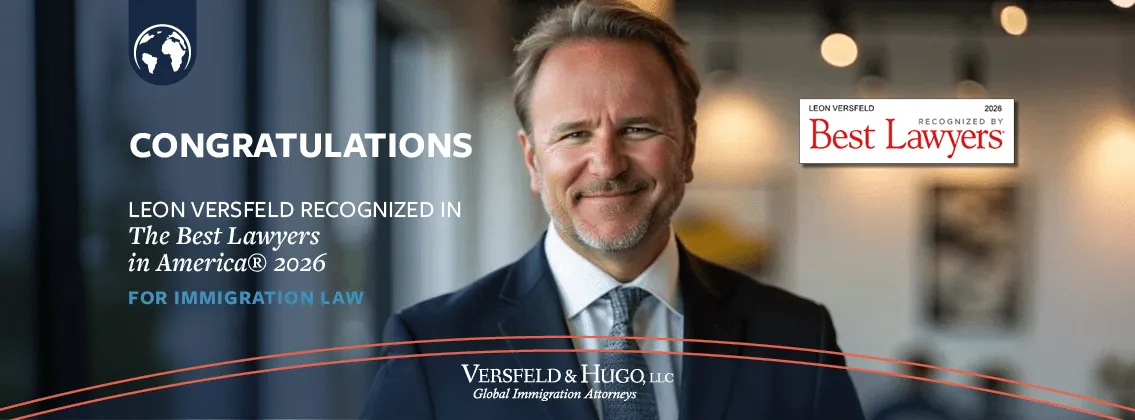 Leon Versfeld Named to The Best Lawyers in America® 2026 for Immigration Law
