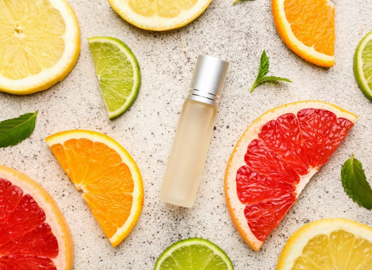 citrus fruit and essential oil