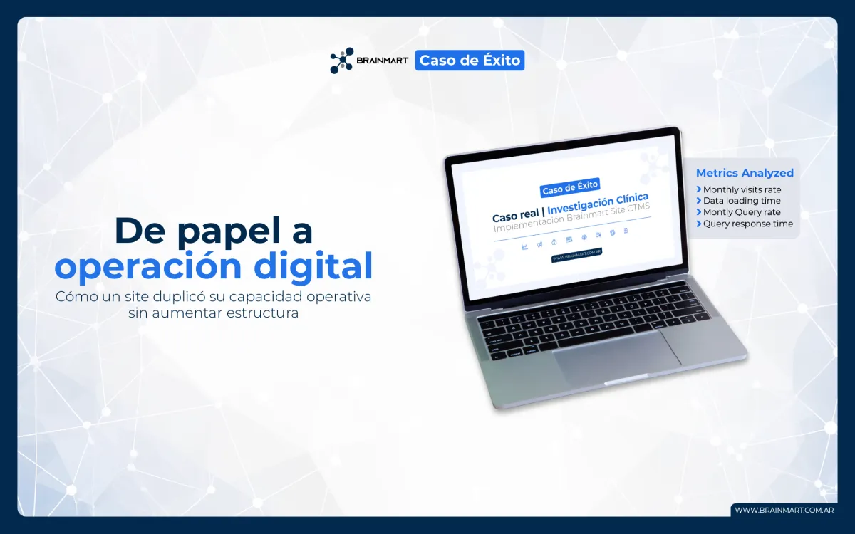 Caso de éxito: una digitalización que transformó los indicadores operativos de un site de investigación