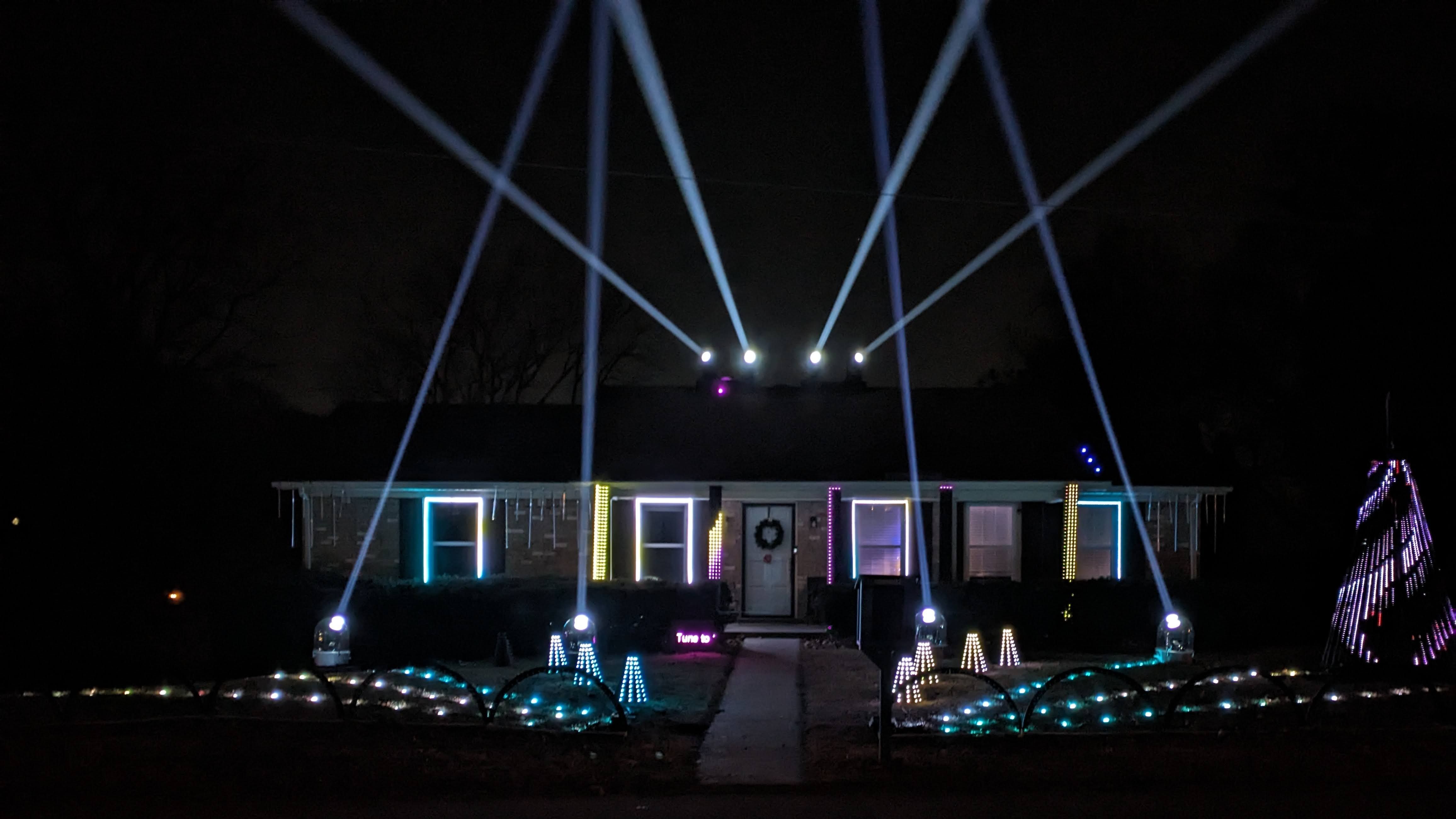 How Do I Set Up My Network to Run Christmas Lights?