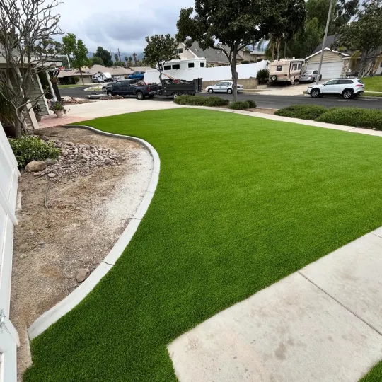 Artificial Turf Install By Houston's Landscaping