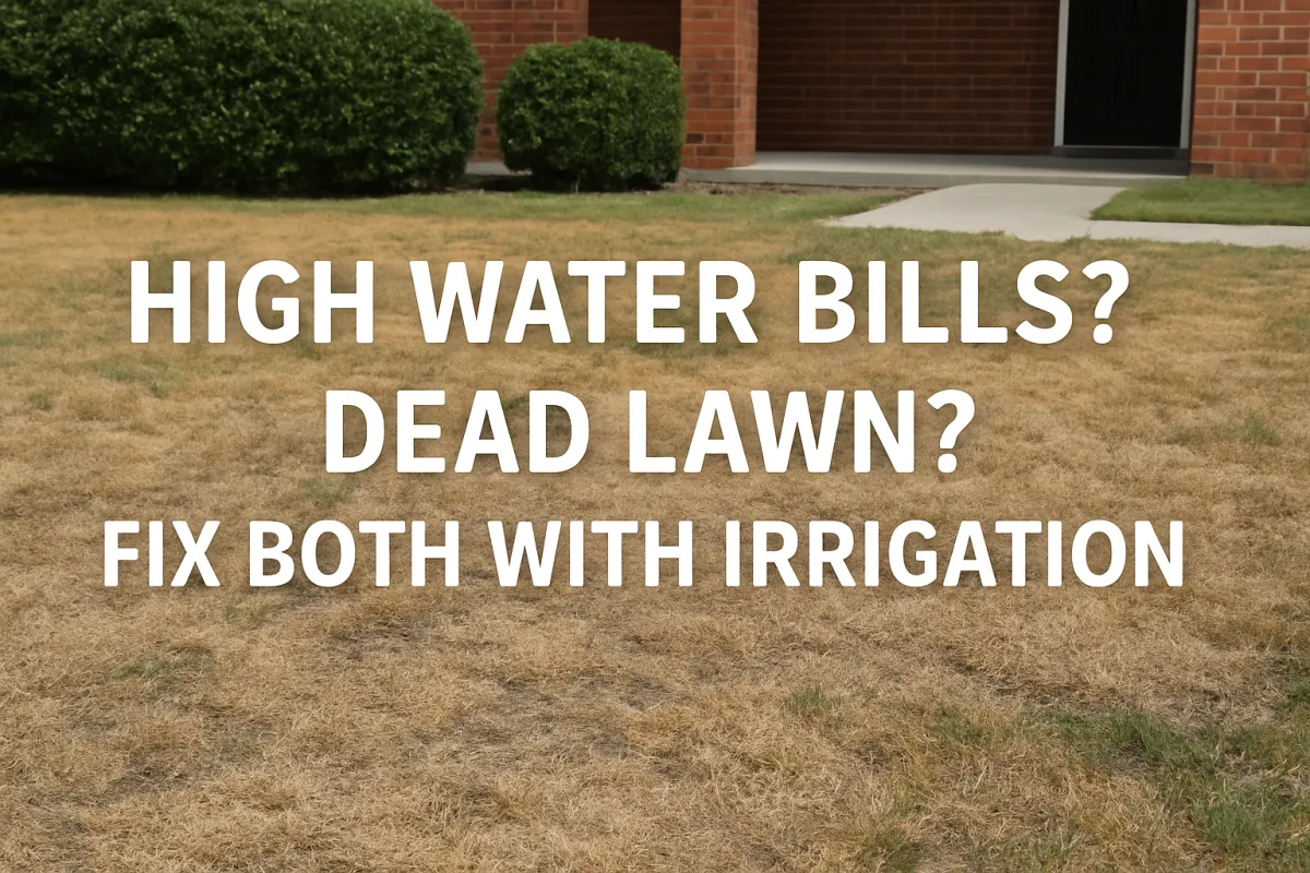 High Water Bills? Dead Lawn? Fix Both With Irrigation