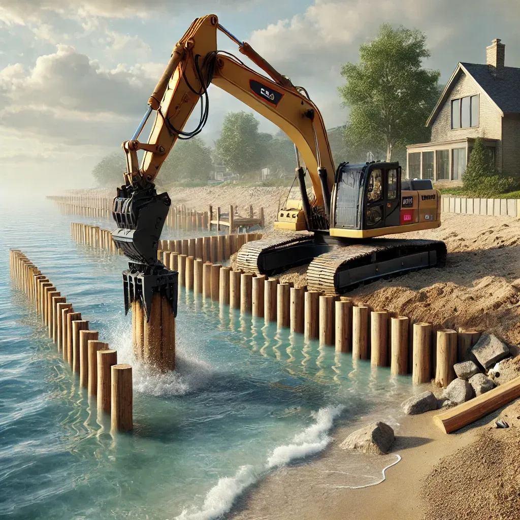 Ohio Residential Dock Pile Driving Attachments: Stability on Lake Erie Shores